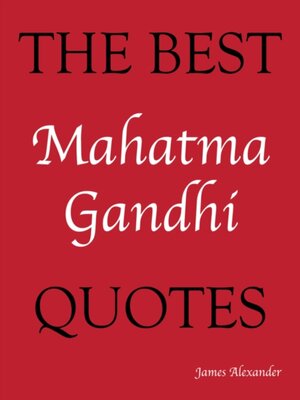 cover image of Best Mahatma Gandhi Quotes